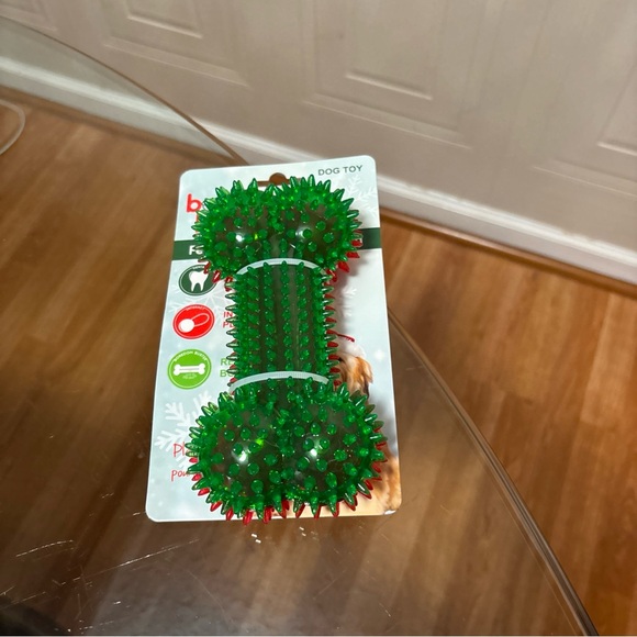 Bounce & Pounce Durable Dog Rubber Squeaky Bone Toy  NWT 6” - Picture 5 of 5